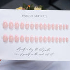 Press-On Nails Floral Embellished Self-Adhesive & Reusable