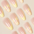 Press-On Nails Floral & French Tip Multiple Sizes