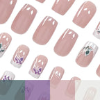 Press-On Nails Floral French Tip Set of 24