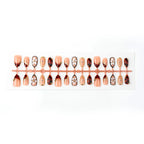 Press-On Nails Floral & Gemstone Easy Application Strong Adhesive