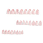 Press-On Nails Floral & Glitter Reusable Easy Application