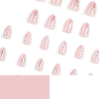 Press-On Nails Floral & Glitter Reusable Easy Application