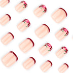 Press-On Nails Floral & Gradient Easy Application