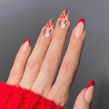 Press-On Nails Floral Grass Green Comfortable Fit