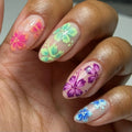 Press-On Nails Floral Jelly Long-Lasting