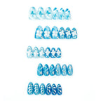 Press-On Nails Floral Long-Lasting Custom Fit
