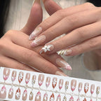 Press-On Nails Floral Peel-And-Stick Comfortable Fit