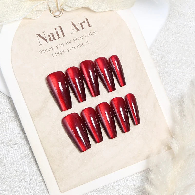 Press-On Nails Floral Peel And Stick Long-Lasting Wear