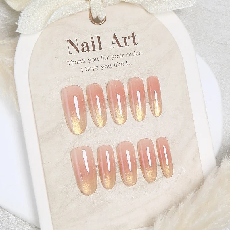 Press-On Nails Floral Peel And Stick Long-Lasting Wear