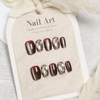 Press-On Nails Floral Peel And Stick Long-Lasting Wear