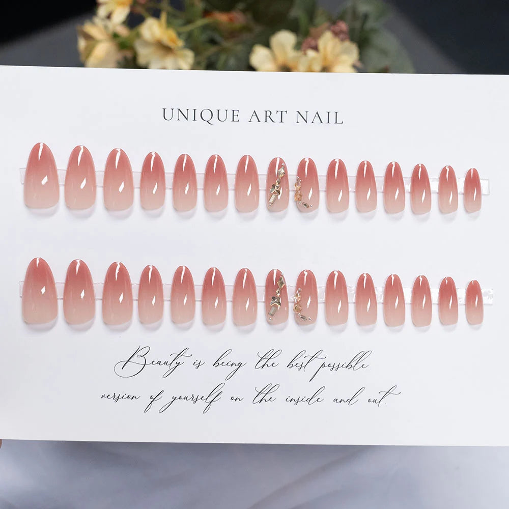 Press-On Nails Floral Peel & Stick