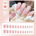 Press-On Nails Floral Peel & Stick
