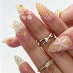 Press-On Nails Floral Peel & Stick Long-Lasting