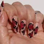 Press-On Nails Floral Peel & Stick Long-Lasting