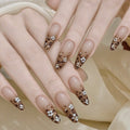 Press-On Nails Floral Pointed Tips Tool-Free Application