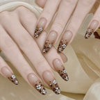 Press-On Nails Floral Pointed Tips Tool-Free Application