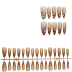 Press-On Nails Floral Pointed Tips Tool-Free Application