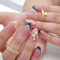 Press-On Nails Floral & Polka Dot Easy Application