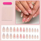 Press-On Nails Floral & Polka Dot Easy Apply