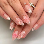 Press-On Nails Floral & Polka Dot Easy Apply