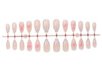 Press-On Nails Floral & Polka Dot Easy Apply