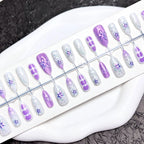 Press-On Nails Floral Reusable Adhesive Backing