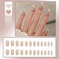 Press-On Nails Floral Reusable Comfortable Fit