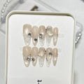 Press-On Nails Floral & Sparkle Easy Application