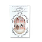 Press-On Nails Floral & Star Self-Adhesive Reusable