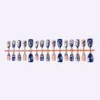 Press-On Nails Floral & Swirl Adhesive Backing