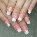 Press-On Nails French Tip 24-Piece Adhesive Tabs
