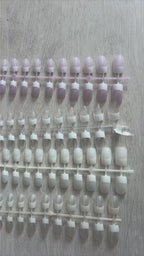 Press-On Nails French Tip 24-Piece Adhesive Tabs