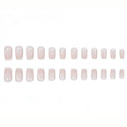 Press-On Nails French Tip Comfort Fit Set of 24