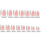 Press-On Nails French Tip Easy Application