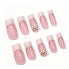 Press-On Nails French Tip Easy Application