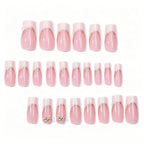 Press-On Nails French Tip Easy Application