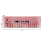 Press-On Nails French Tip Easy Application