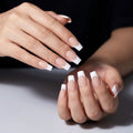 Press-On Nails French Tip Glue-On Salon-Quality