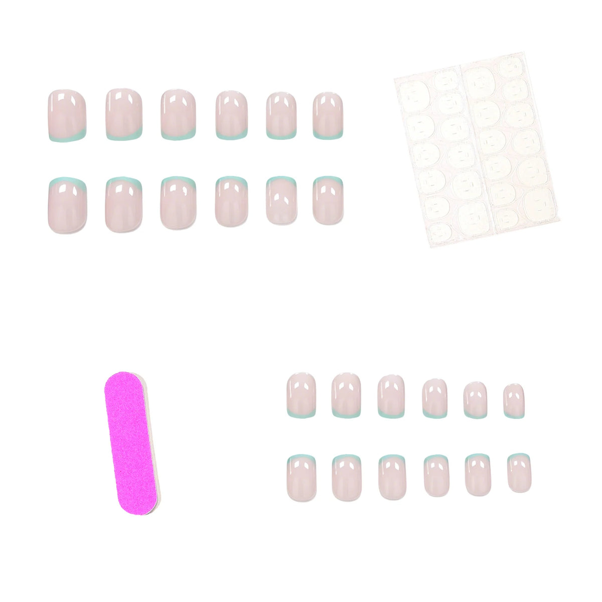 Press-On Nails French Tip Long-Lasting & Easy Application
