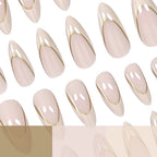 Press-On Nails French Tip Non-Toxic 24-Piece