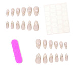 Press-On Nails French Tip Non-Toxic 24-Piece