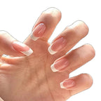 Press-On Nails French Tip Peel-And-Press Multiple Sizes