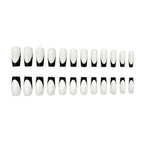 Press-On Nails French Tip Purple Set of 24