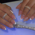 Press-On Nails French Tip Reusable & Easy Application