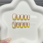 Press-On Nails French Tip Short Square