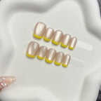 Press-On Nails French Tip Short Square