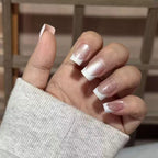 Press-On Nails French Tip & Sparkle Set of 24