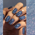 Press-On Nails Full Coverage Glitter Reusable
