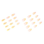 Press-On Nails Gel Floral Easy Apply