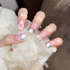 Press-On Nails Gem-Accented Peel & Stick